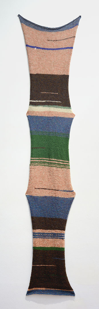 Carina Santos 22 Hours, 2026 Wool 77 ½ x 17 ½ inches