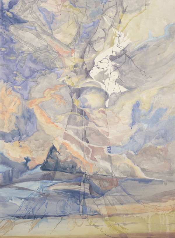 Joanolasco Dragon's Tower, 2025 Watercolor on paper 30 x 22 inches