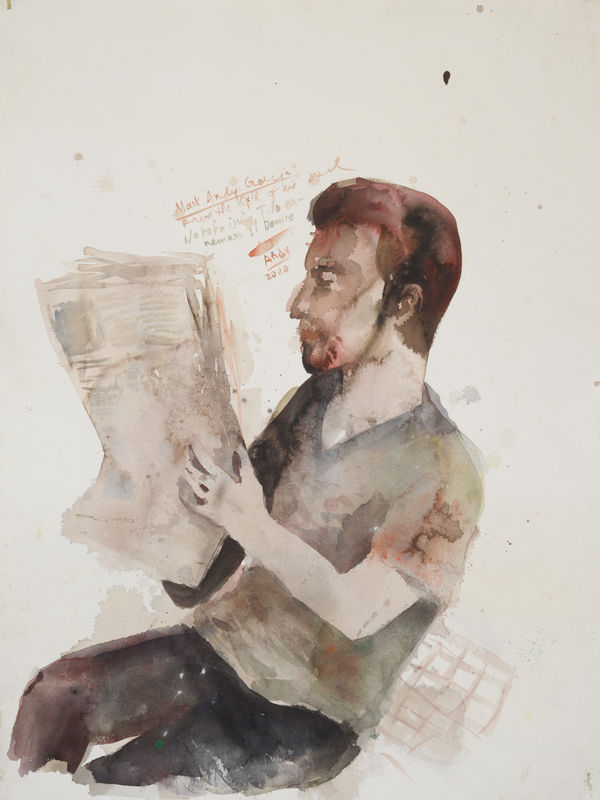 Mark Andy Garcia Good Stories to Tell 9, 2020 Watercolor on paper 30 x 22.5 inches