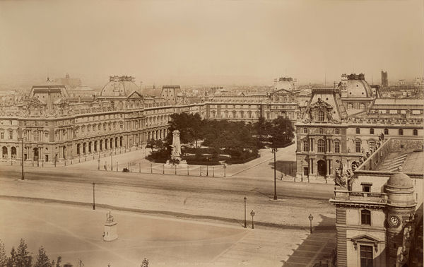 Neurdein Frères, Le Nouveau Louvre, Paris, Île-de-France, circa 1860s-90s