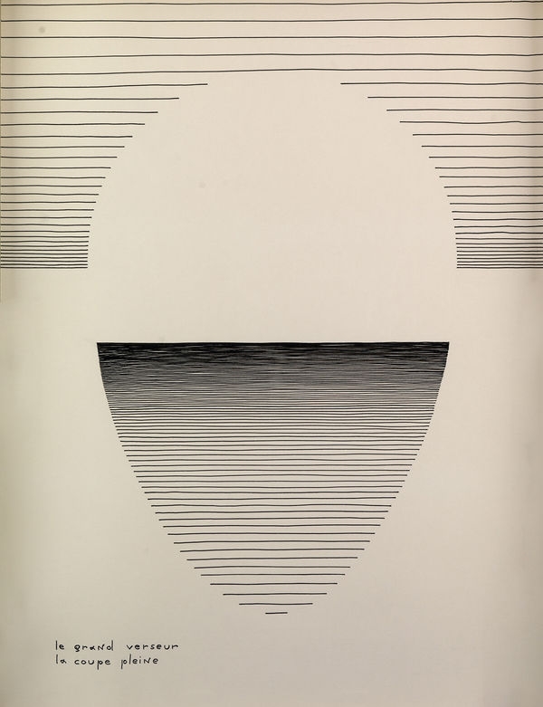 Michel Seuphor, Le grand verseur - La coupe pleine, 1965