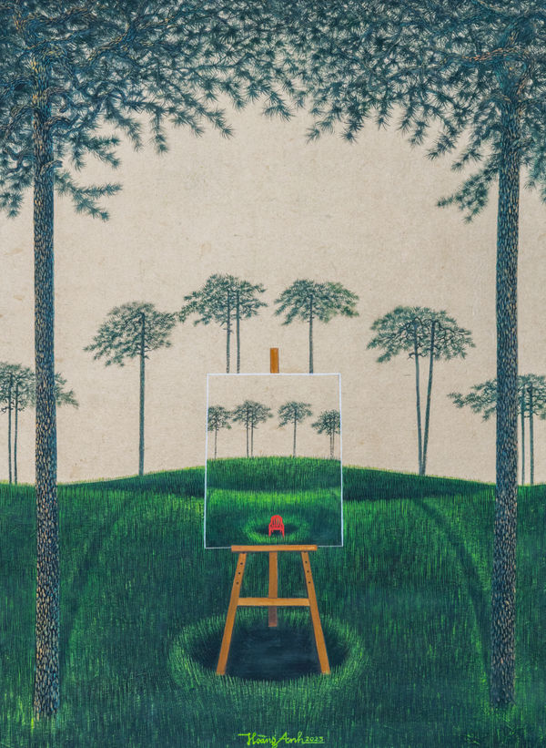 Hoàng Anh, The Outlandish Landscape (Phong Cảnh Lạ Thường) #28, 2023