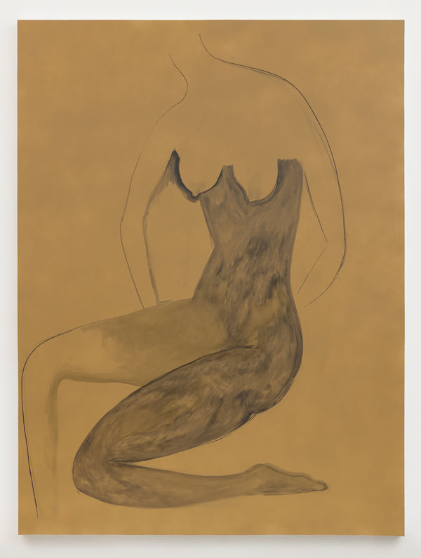 Vanessa Beecroft Diptych (untitled right), 2018 Oil on canvas 96 x 72 x 2 1/4 inches 243.8 x 182.9 x 5.7 cm.