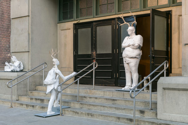 Karon Davis, Game, Frieze Projects Los Angeles, 2019