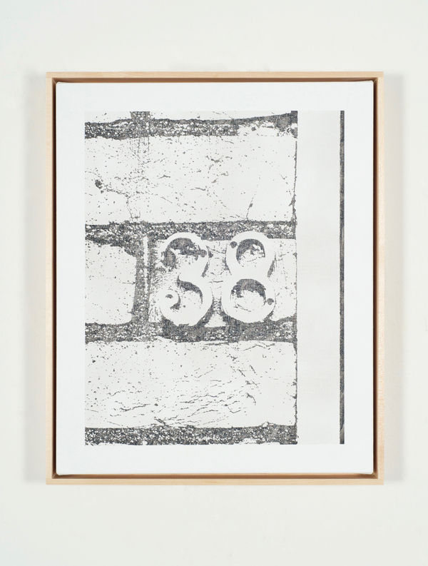 Martin Bennett, Static Image Painting/Grey/38/Grove Avenue/ Hanwell/London/This Is The House Where Nellie Taylor Gave Birth To Beryl Taylor/1921, 2016/2016