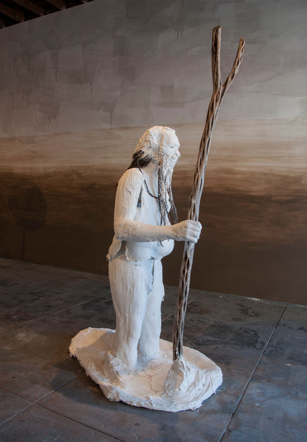 Karon Davis, Old Man Moses, 2018