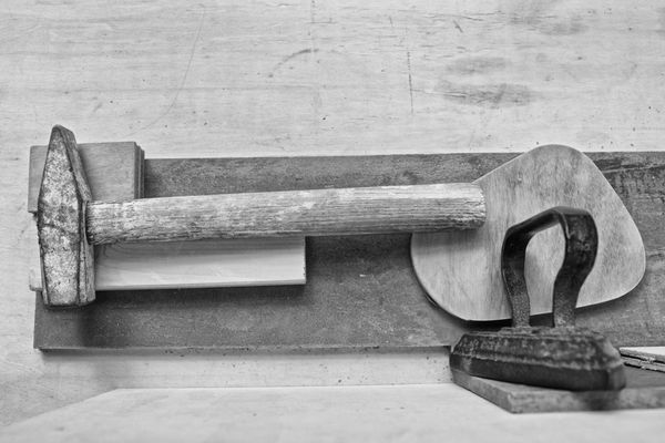 Riccardo Wolfgang, Hammer and Iron, Photograph of an artist studio, 2012