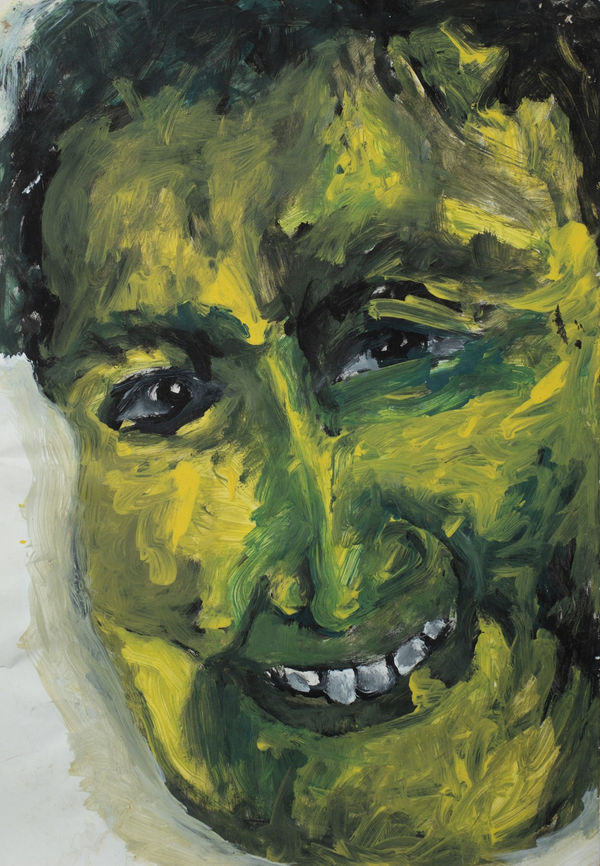 Adriana Cifuentes David Lynch, 2018 Oil on paper 47 x 33 cm 18 1/2 x 13 in