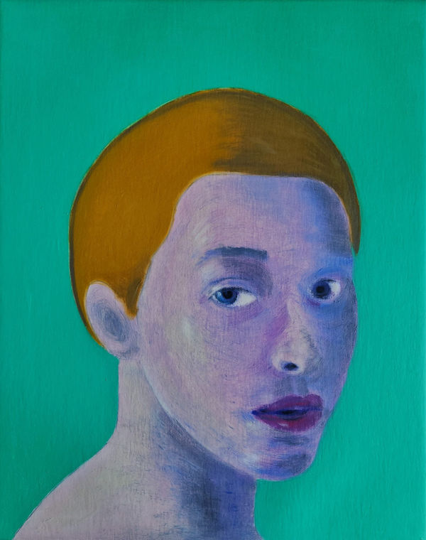 Diango Hernández Rubén, 2023 Oil on canvas 50 x 40 cm 19 3/4 x 15 3/4 in