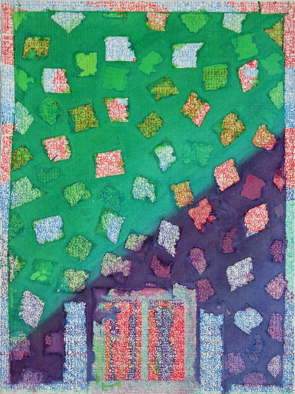 Franklin Evans cezannematissedrawingbio, 2018 Watercolour and graphite on paper 38 x 29 cm 15 x 11 3/8 in