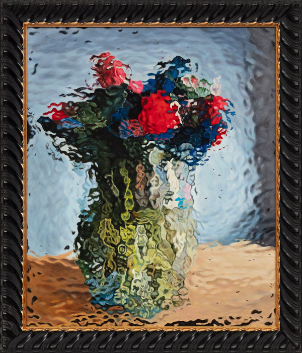 Diango Hernández Flores de domingo, 2022 Oil on canvas 60 x 50 cm 23 5/8 x 19 3/4 in