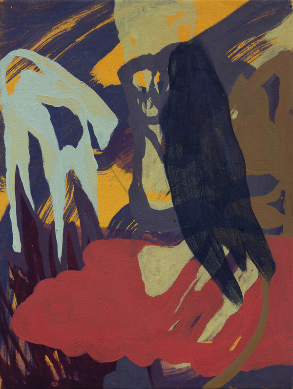 Eliel David Martínez Julián Medusa bajo la lluvia, 2025 Oil on canvas 40 x 30 cm 15 3/4 x 11 3/4 in