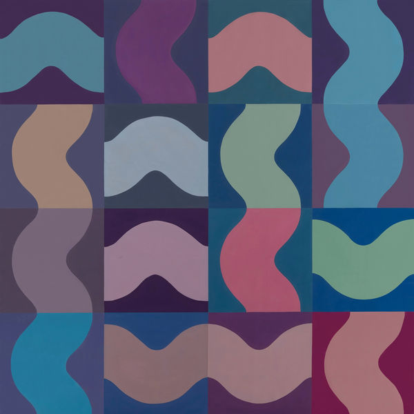 Diango Hernández Cantos de Sirenas 009, 2023 Oil on canvas 200 x 200 cm 78 3/4 x 78 3/4 in