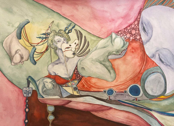 Erica Li Wu Phantom, 2023 Watercolour on watercolour paper 29.7 x 42 cm 11 3/4 x 16 1/2 in