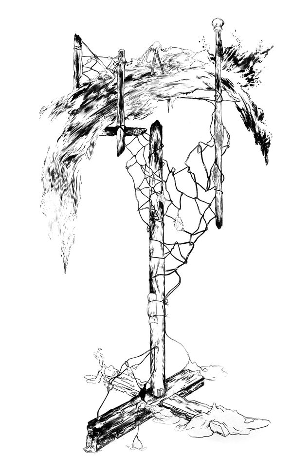 Abdelkader Benchamma, Sculpture Maquette 1, 2013