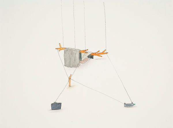 Federico Luger Ecosystem 083, 2004 Ink and watercolour on paper 24 x 32 cm 9 1/2 x 12 5/8 in