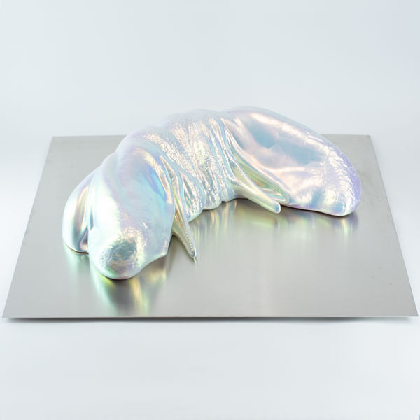 Andrea Samory Chimera 2.5, 2024 Resin, expanded polyurethane, lacquer, pigments 16 x 59 x 45 cm 6 1/4 x 23 1/4 x 17 3/4 in