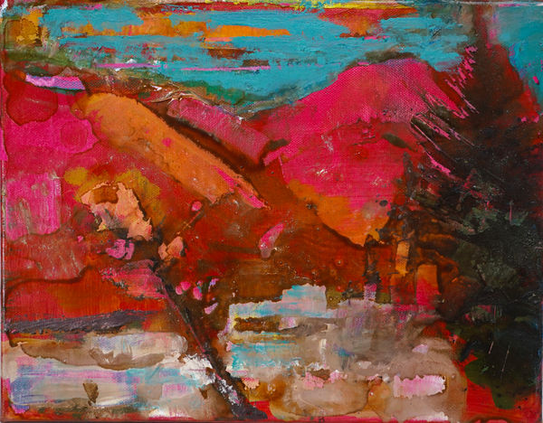 Peter Kettle, SUNSET IN THE JAPAN ALPS - KAMIKOCHI