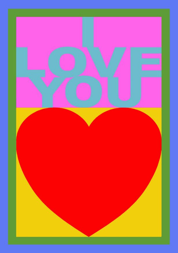 Sir Peter Blake - I LOVE YOU