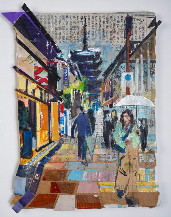 Peter Kettle, OLD KYOTO NEIGHBOURHOOD, YASAKA PAGODA