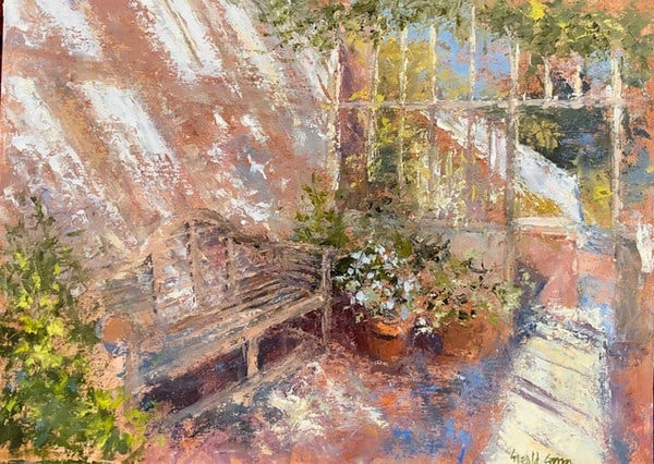 Gerald Green TRANQUIL RETREAT Oil 12 x 16 1/2 in 30.5 x 41.9 cm