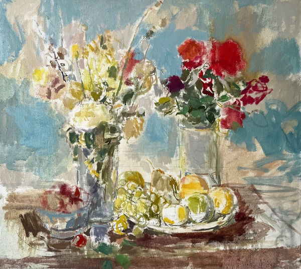 Daniel Shadbolt, FRUIT AND FLOWERS