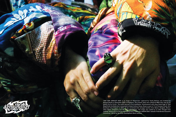 Fyerool Darma, Kitsch-men as UHD AZN Junglizt 2030 featuring Taufiq Rahman, Nuhayd Naufal and M&O (Scene 9), 2022