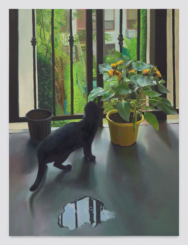 Linus Borgo Elsina After Rain, 2026 Oil on Canvas 40" x 30" (101.5 x 76 cm) High-Resolution Image