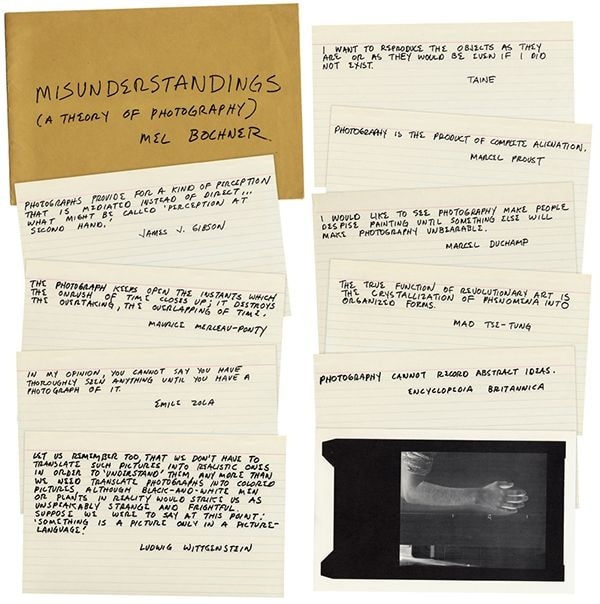 Misunderstandings (A Theory of Photography)