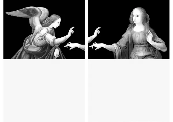 Mariella Bettineschi, Leonardo, Annunciazione, 2019