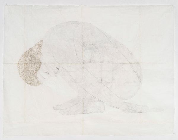 Marta Roberti, Self-portrait in garland pose 2 , 2020