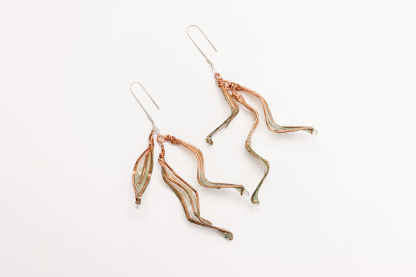 Melanie Brauner, Leaf Cascade Earrings, 2025