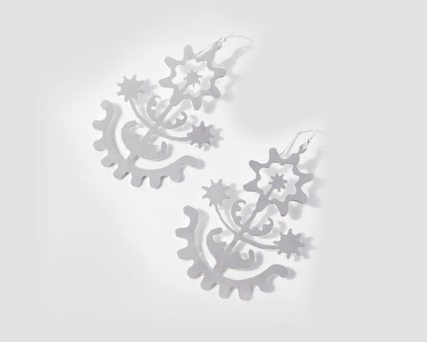 Brian Fleetwood, Floral Fusion Earrings, 2025