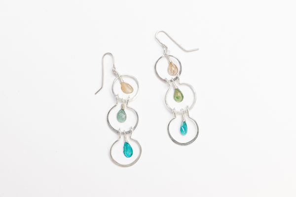 Melanie Brauner, Rain Cloud Earrings, 2025