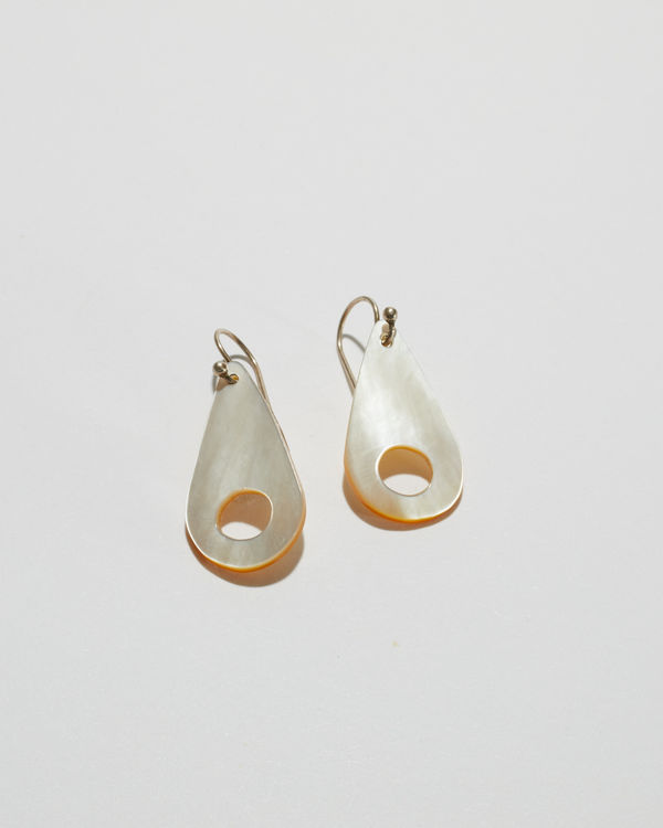 Brian Fleetwood, Mother of Pearl Earrings, 2017