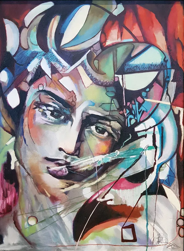 Caroline Slater, The Girl in the Turban, 2021