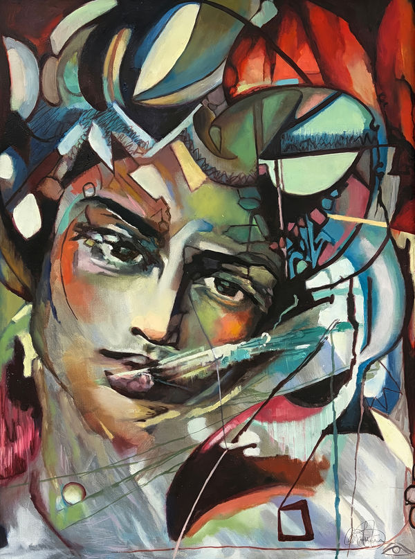 Caroline Slater, The Girl in the Turban, 2021