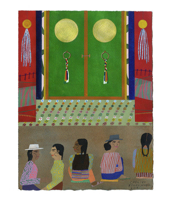 Praying Outside the Jokhang Temple