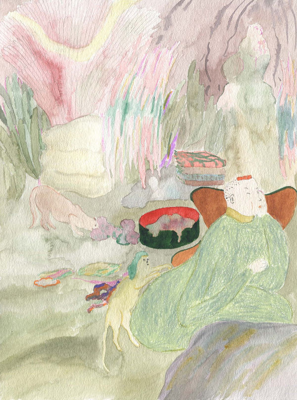 Sofia Arnold, Untitled Watercolor 6, 2017