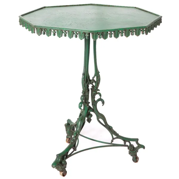 SOLD/Cast Iron Side Table