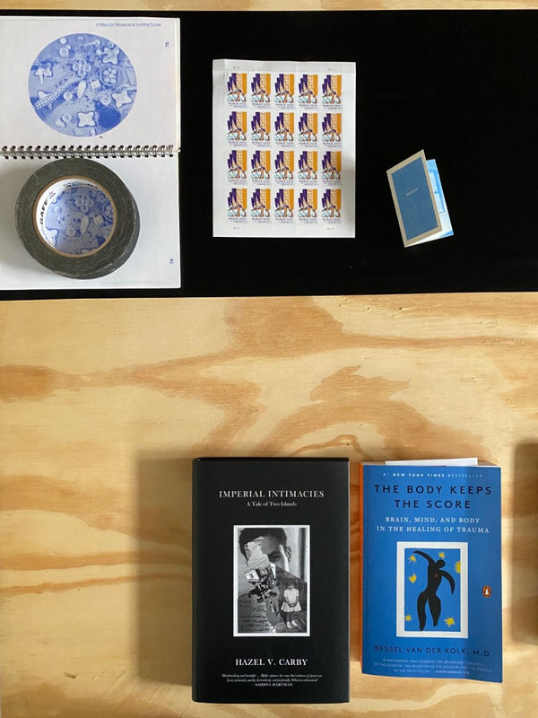 Chloë Bass: studio Image courtesy of the artist