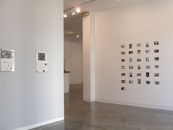 Matt Keegan Postcards & Calendars, 2009 Installation view