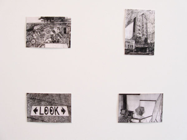 Matt Keegan Postcards & Calendars, 2009 Installation view