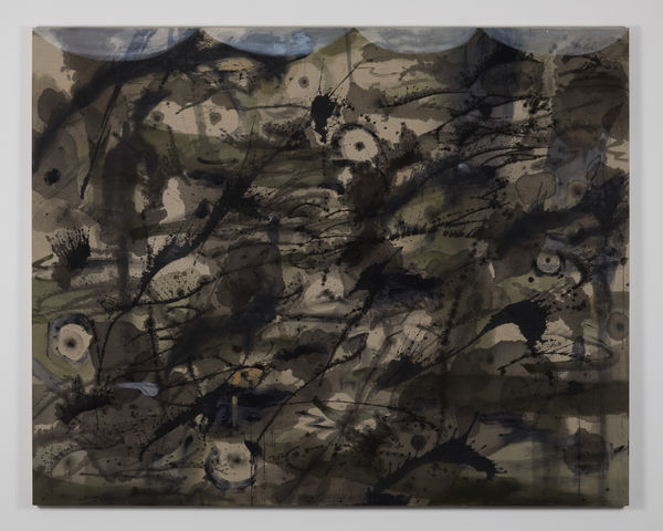 Shinpei Kusanagi The Ally, 2018 Acrylic on linen 71 5/8 x 89 1/2 in 181.8 x 227.4 cm