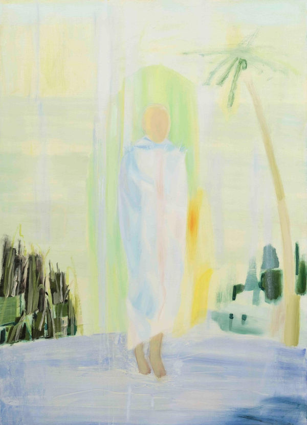 華烯宇 Hua Xiyu 瀑布 No.2 Waterfall, 2019 油彩 木板 Oil on board 74.5 × 112 cm