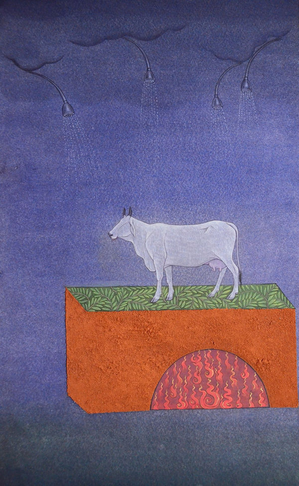 GANESH DAS, CONFLICT OF FIRE AND WATER I, 2020