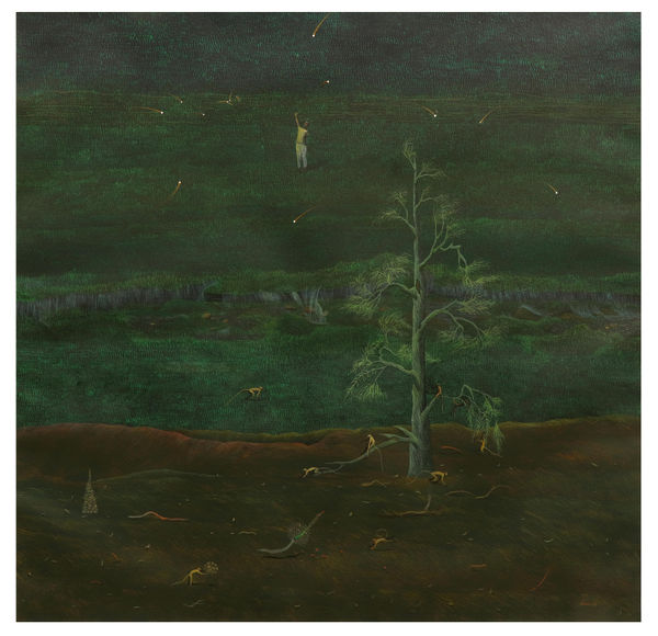 Laxmipriya Panigrahi Live What You Love, 2021 Watercolor on paper 60.9 x 60.9 cm 24 x 24 in