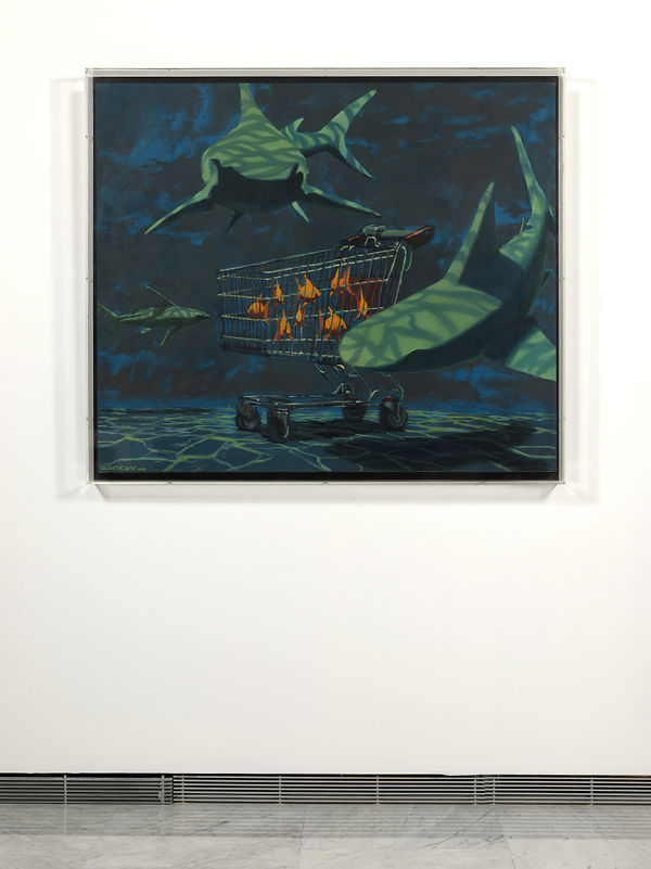 Banksy Sharks 1999 print