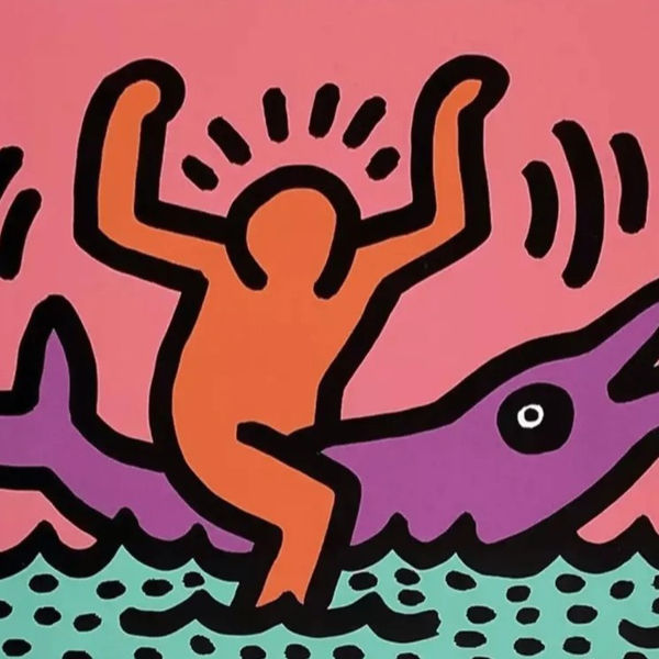 Keith Haring pop shop Print For Sale