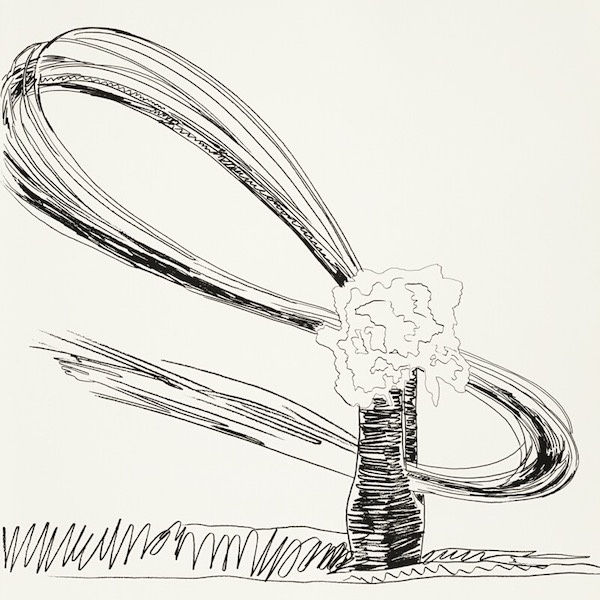Andy Warhol Flowers (Black and White) Print (F & S II.100 - 109) Portfolio For sale